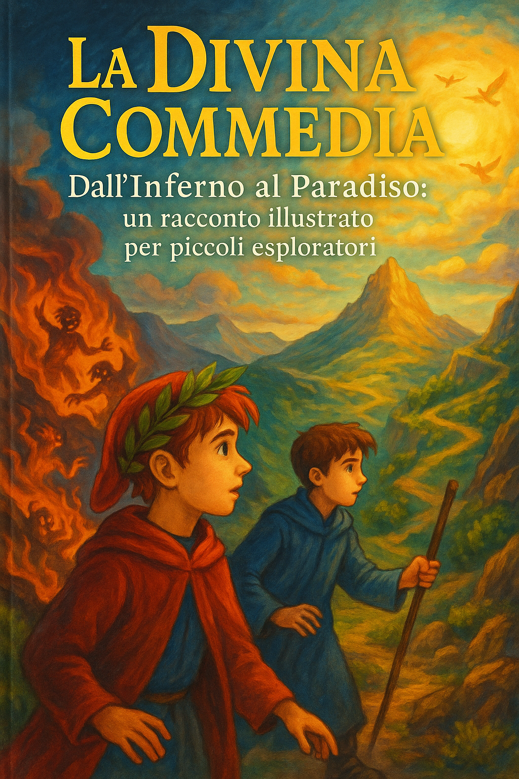 La Divina Commedia – Dall’Inferno al Paradiso: un racconto illustrato per piccoli esploratori