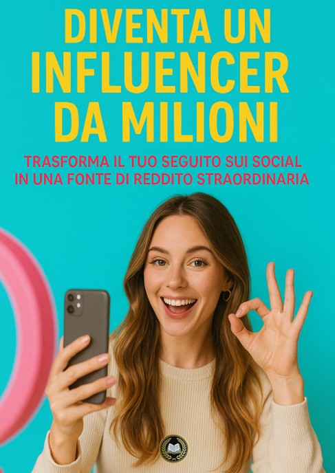 Diventa un Influencer da Milioni . Trasforma il tuo seguito sui social in una fonte di reddito straordinaria