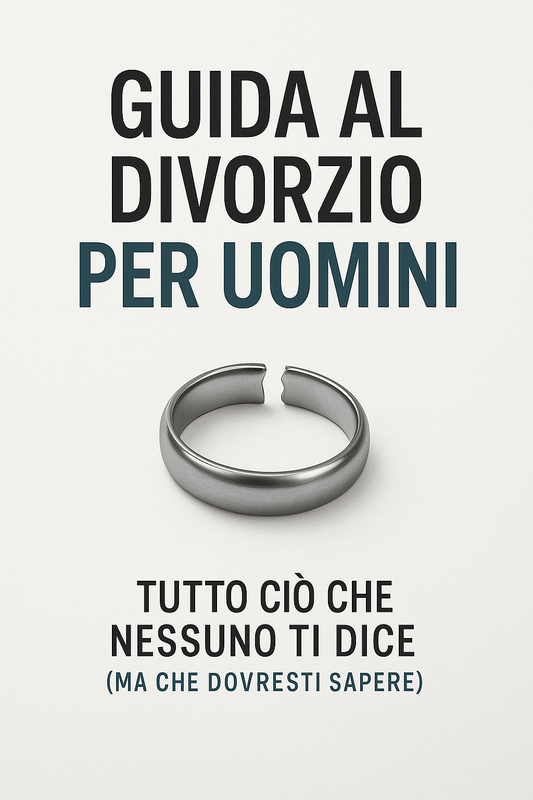 Guida al Divorzio per Uomini – Tutto ciò che nessuno ti dice (ma che dovresti sapere)