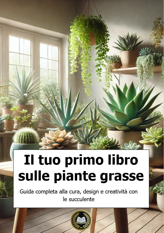 Il tuo primo libro sulle piante grasse – Guida Completa alla Cura, Design e Creatività con le Succulente