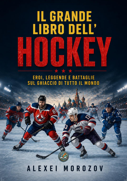 El gran libro de héroes, leyendas y batallas del hockey sobre hielo de todo el mundo.