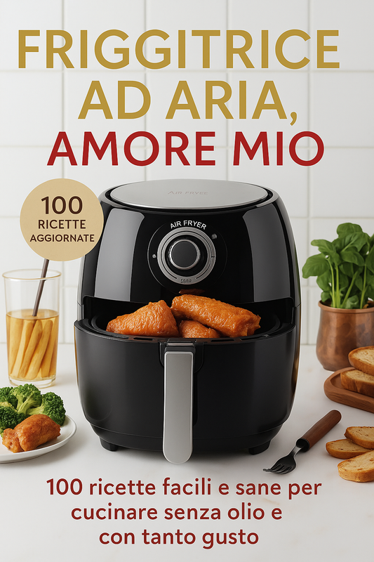 Friggitrice ad aria, amore mio -  100 ricette facili e sane per cucinare senza olio e con tanto gusto